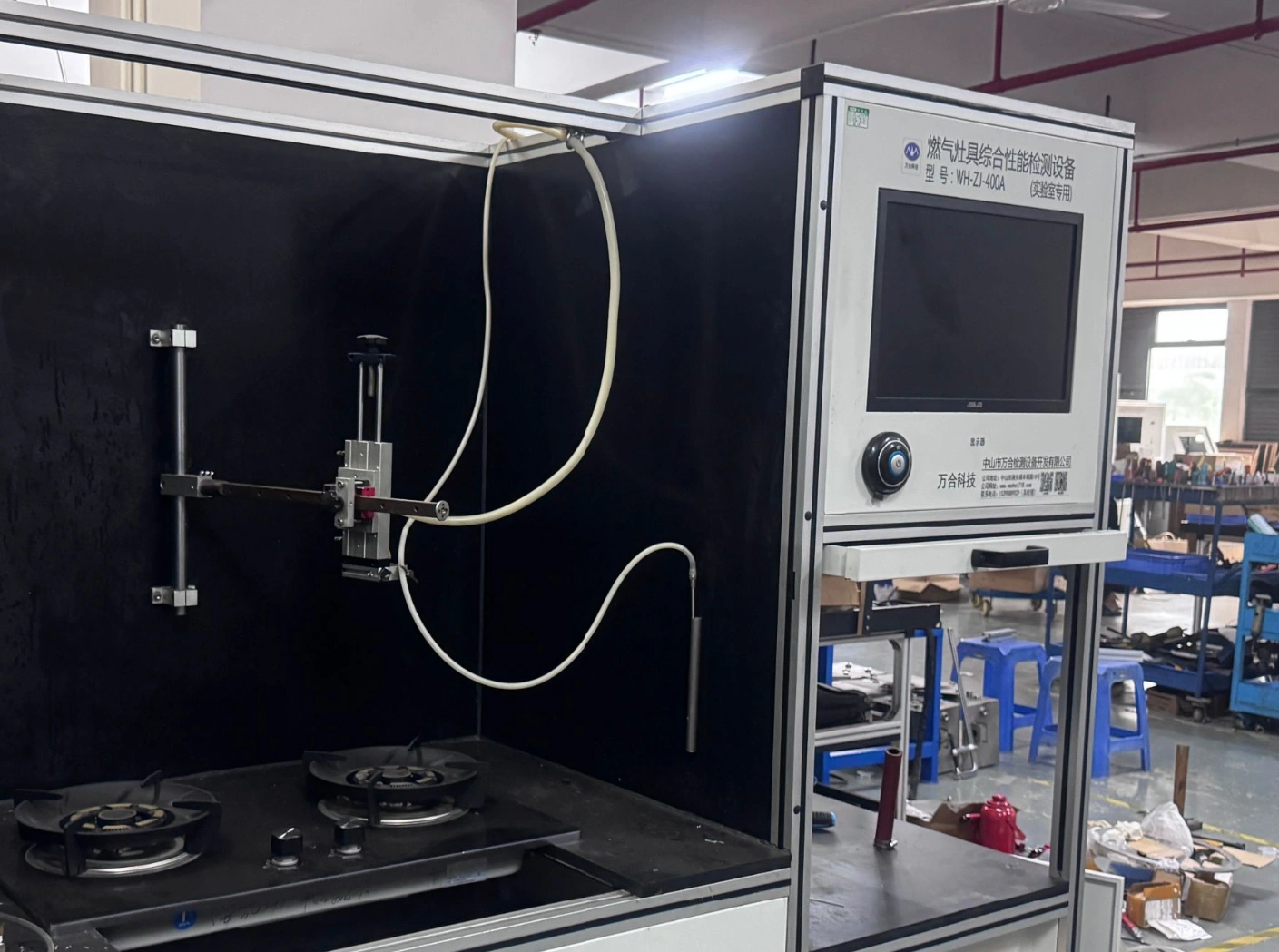 Gas appliance testing equipment ready for export