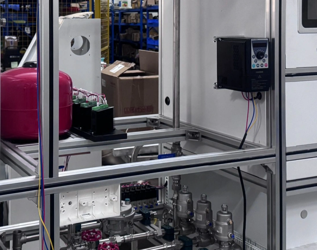 Gas appliance testing equipment ready for export