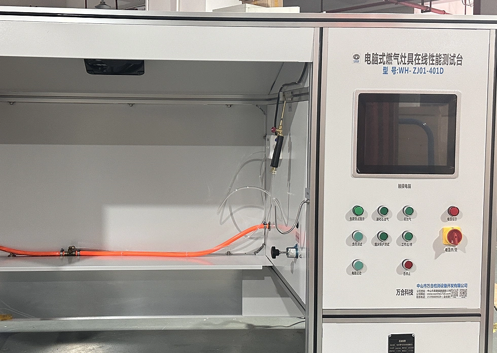 Gas appliance testing equipment ready for export