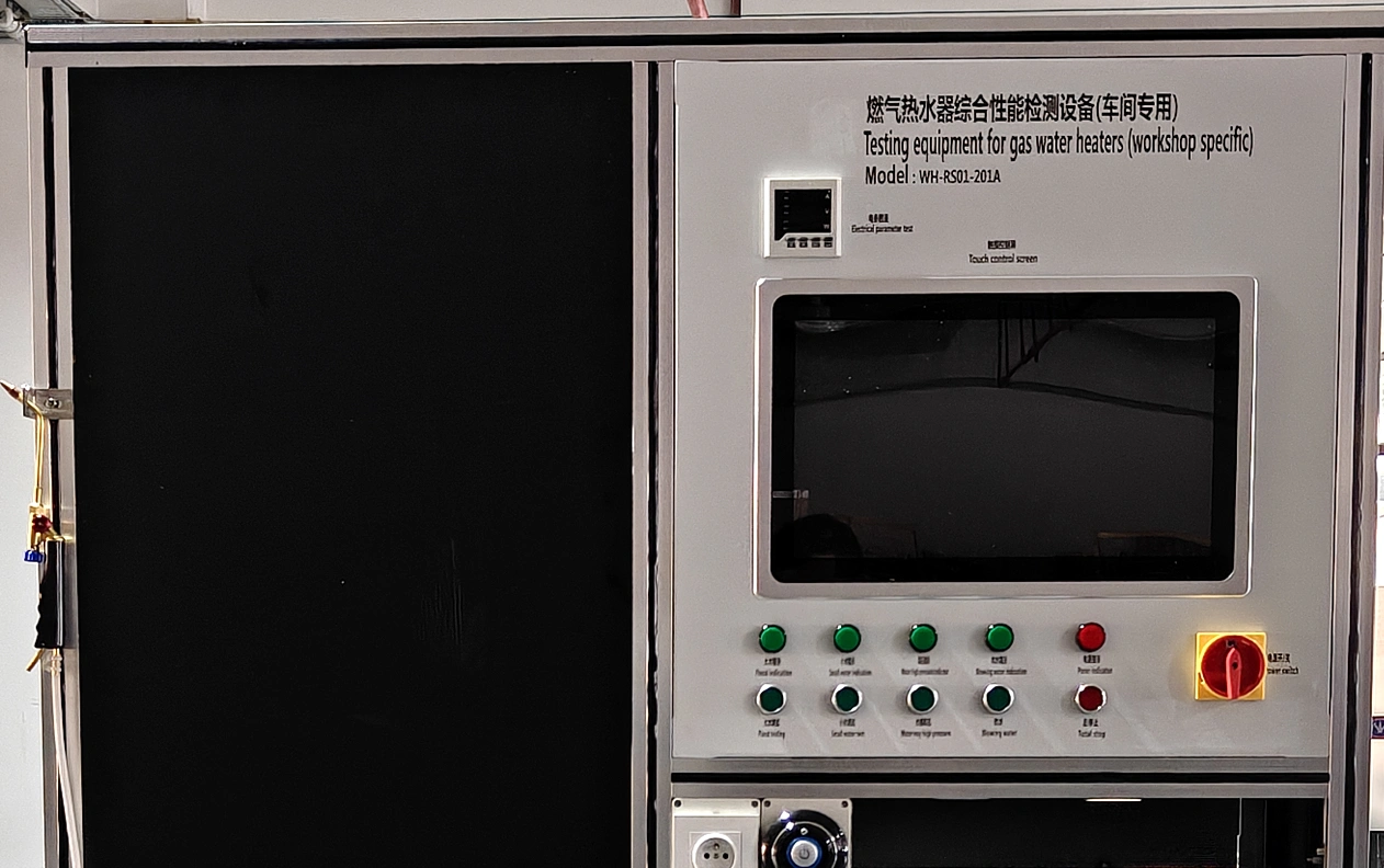 Gas appliance testing equipment ready for export
